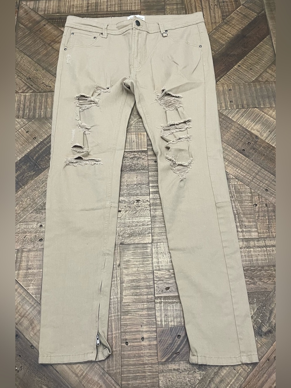 Khaki Ato Pant from the streetwear brand Hyper Denim